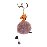 Игрушкая мягкая брелок "Жирафик", 8 см, 6 микс