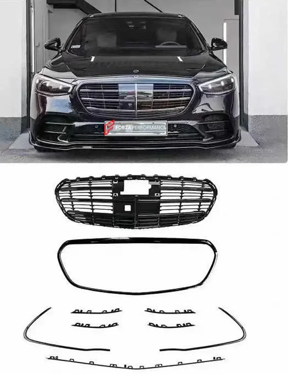 Решетка радиатора для Mercedes-Benz S-Class W223 2020+ Мерседес Бенц S класс