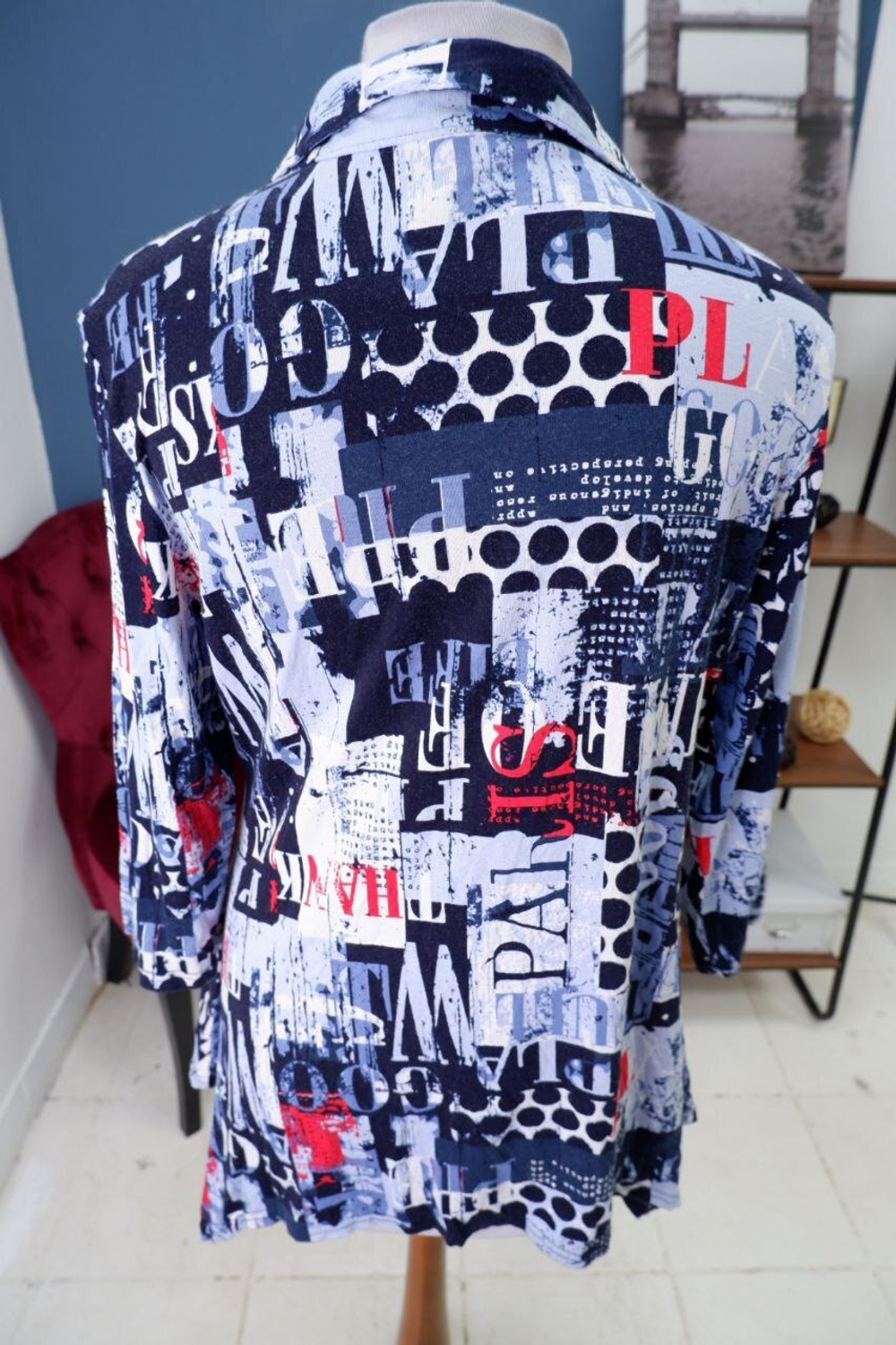 Блузка Canda с принтом 48 размер