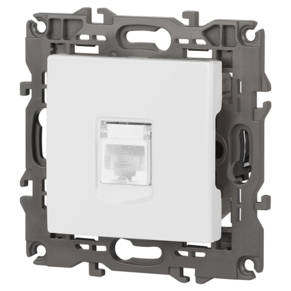 14-3107-01 ЭРА Розетка RJ45, IP20, белый | Elegance Белый