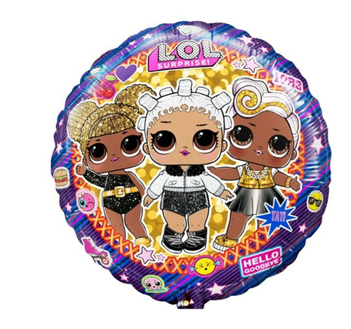 Шар круг Кукла ЛОЛ (LOL), Гламурные подружки