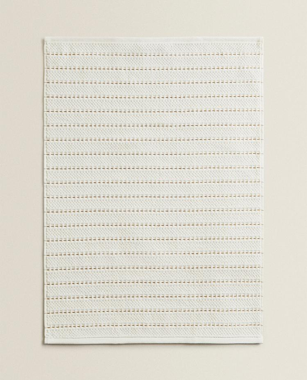 ZARA HOME КУХОННОЕ ПОЛОТЕНЦЕ ИЗ ХЛОПКА, ЭКРЮ