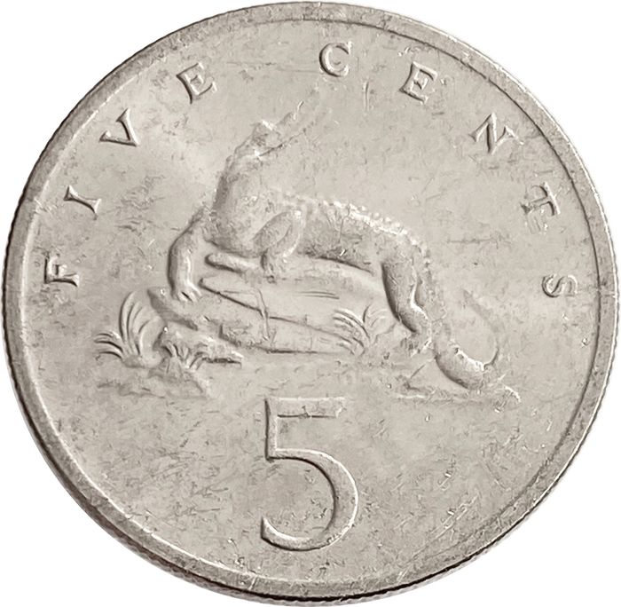 5 центов 1993 Ямайка