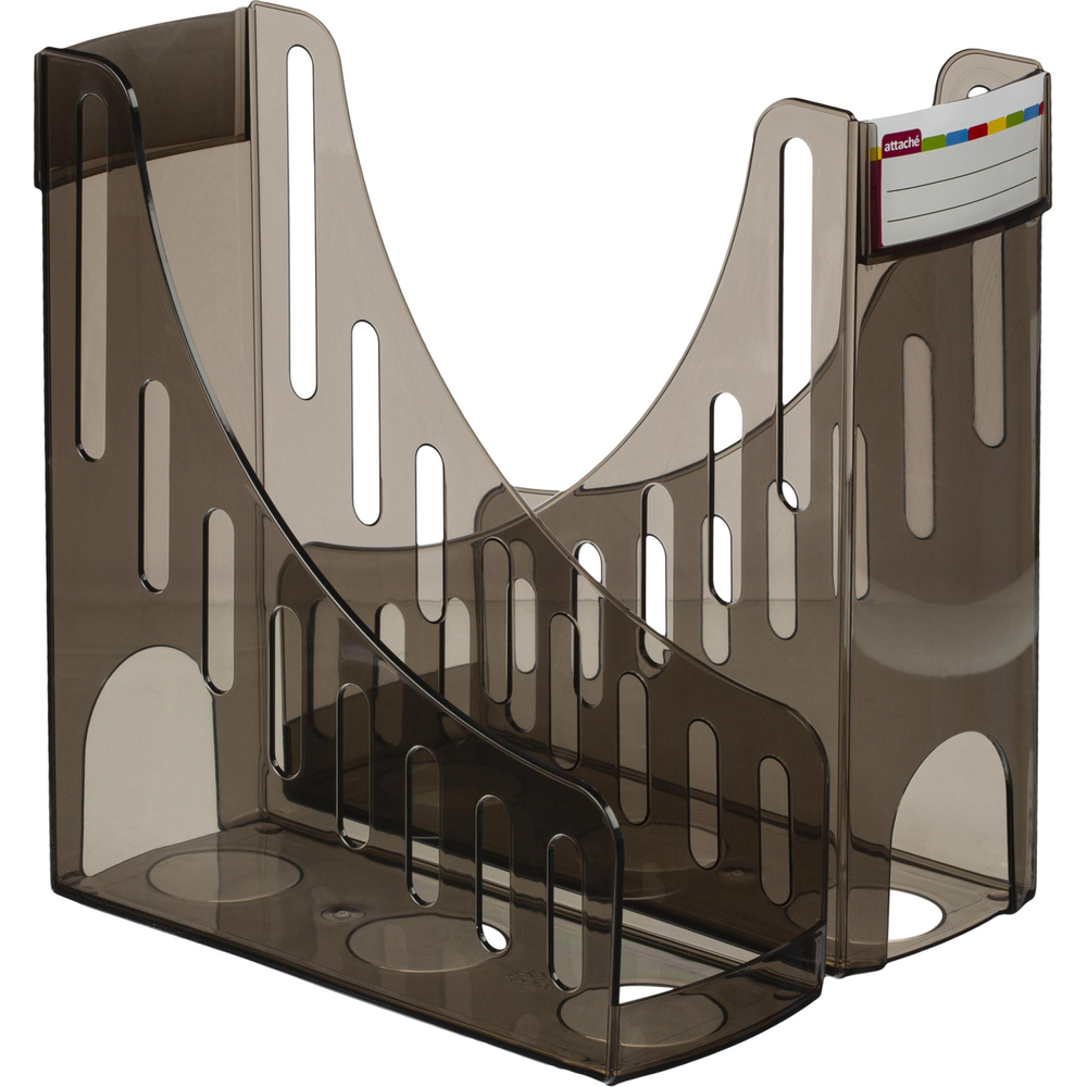 Лоток вертикальный Attache 100мм, 2шт./уп, тонировано-ч