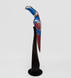 Decor and Gift 23-005-01 Статуэтка «Тукан» дерево+стекл.мозаика 80 см