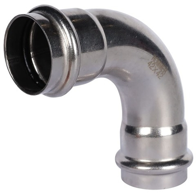 ROMMER Угольник 90° 42x42 из нержавеющей стали прессовой