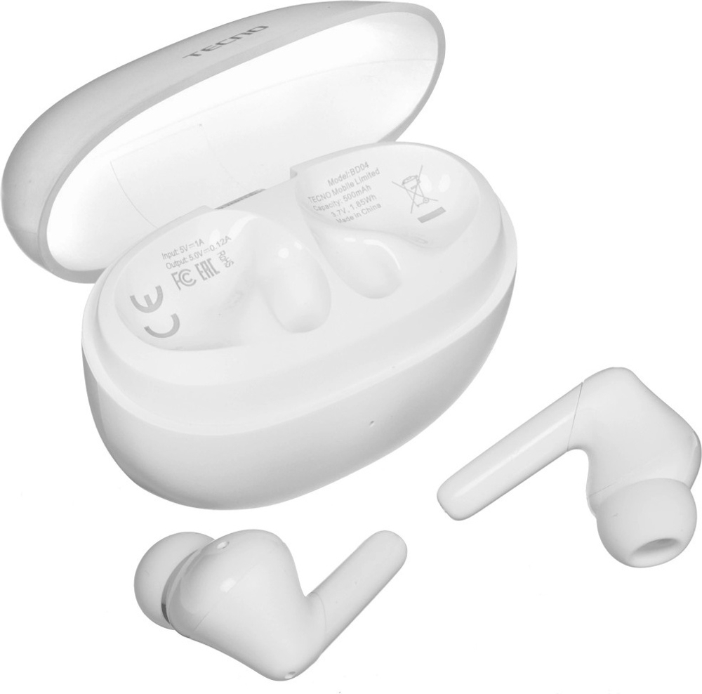 Наушники TECNO Buds 4 белый