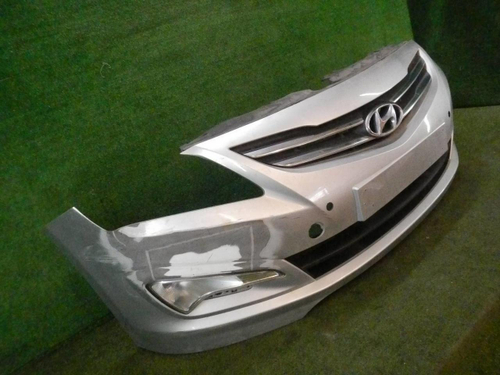 Бампер передний Hyundai Solaris 1 (2014-2017) (В сборе)