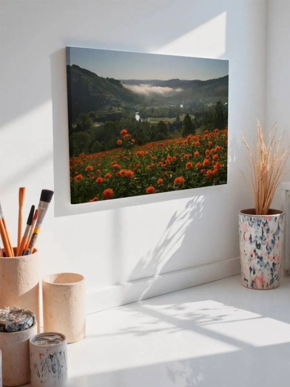 Картина на стену 40 X 50 Горные цветы