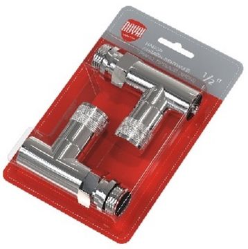 Набор дизайн-вентилей Royal Thermo PIANO, прямой, хром, 1/2", 2 шт. (RTE 50.024)