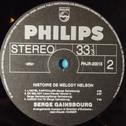 Винтажная виниловая пластинка LP Serge Gainsbourg Серж Генсбур Histoire De Melody Nelson (Japan 1998) (No Obi)