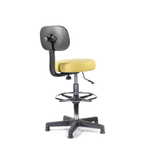 Стул кассира без подлокотников со спинкой, кожзаменитель Z