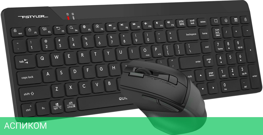 Набор периферии A4Tech Fstyler FG2400 Air 2 Black