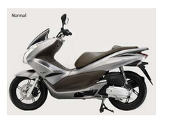 64501-KWN-902ZD. COVER, R. FR. *NHA14M*, Silver. Honda PCX.  (NHA14M SEAL SILVER METALLIC)