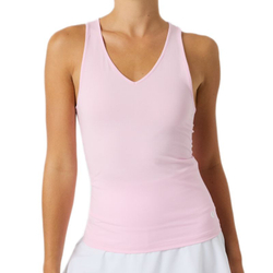Женский топ теннисный Björn Borg Ace V Neck - pink lady