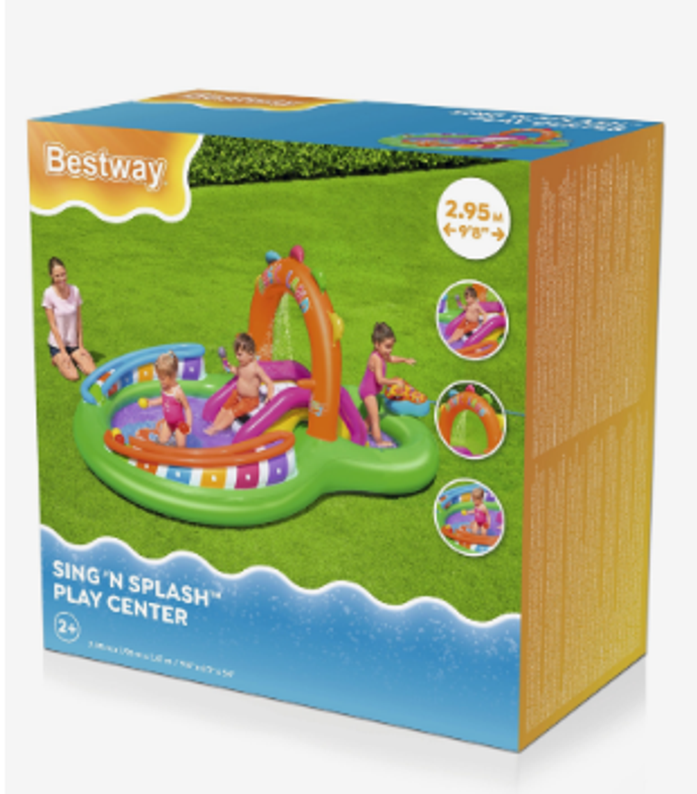 Игровой центр Bestway Sing 'n Splash, 295×190×137 см