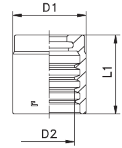 Муфта DN 12 1SC