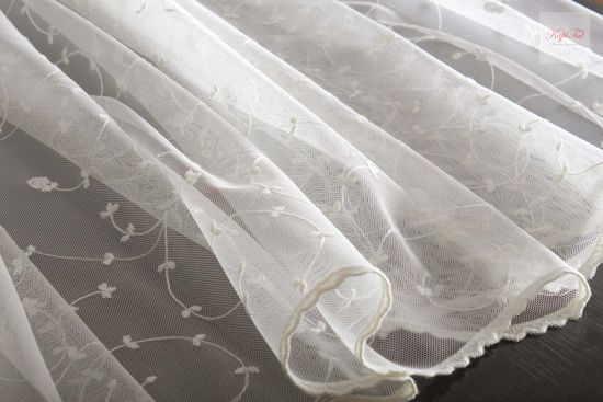 Тюль сетка-грек Бонна (экрю)