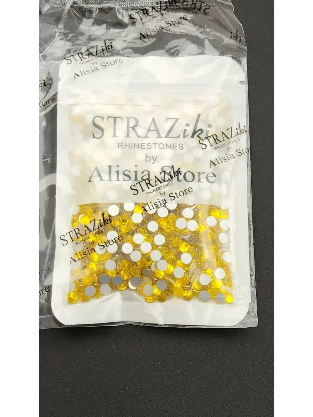 Стразы холодной фиксации стекло ss20 Citrine