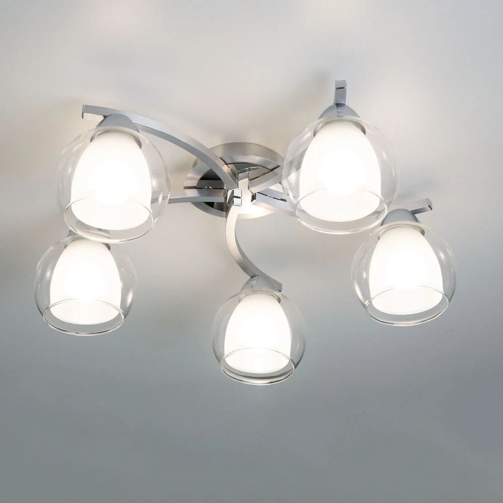 Citilux Кристи CL152157 Люстра потолочная Алюминий Хром