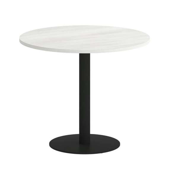 Yalta Стол круглый LT.SPRG-1 Снежная Патина/Металл Черный 900*900*750