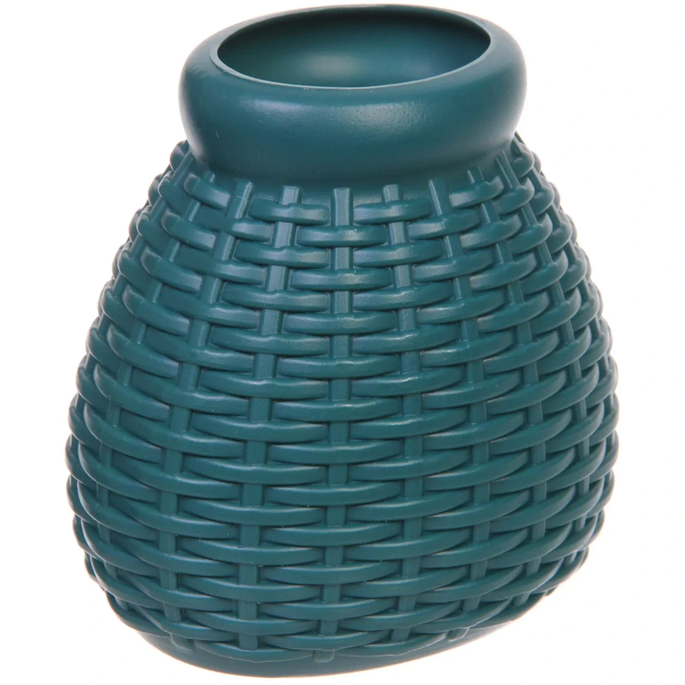 Ваза из пластика «Дениз» 9*7см цвет зеленый