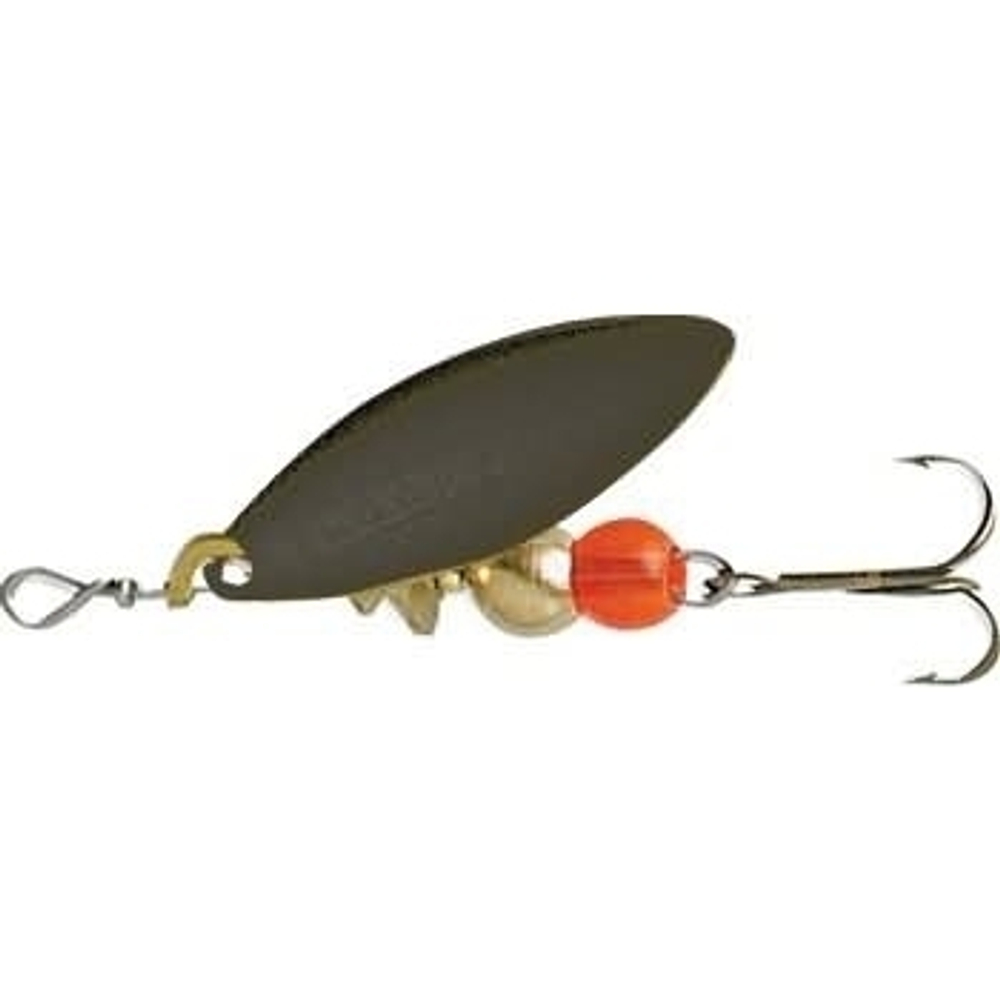 Блесна для рыбалки вращающаяся AGLIA LONG 2, Black