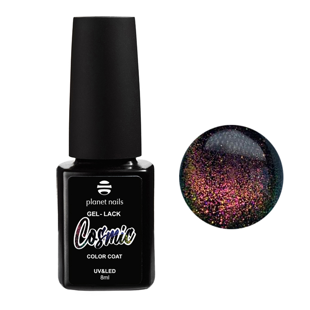 Planet Nails Гель-лак "Cosmic" 976 Голографический кошачий глаз, 8мл