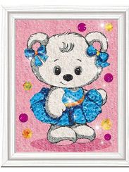 Фреска с фольгой Пушинка