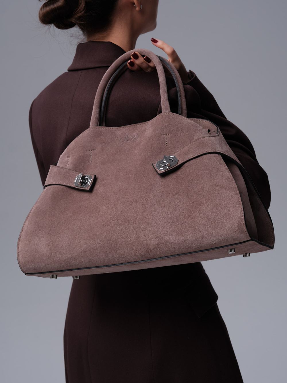 Замшевая сумка DBR 30985 капучино