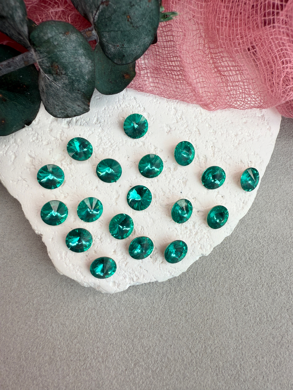 Риволь Rivoli 8 мм, Blue zircon