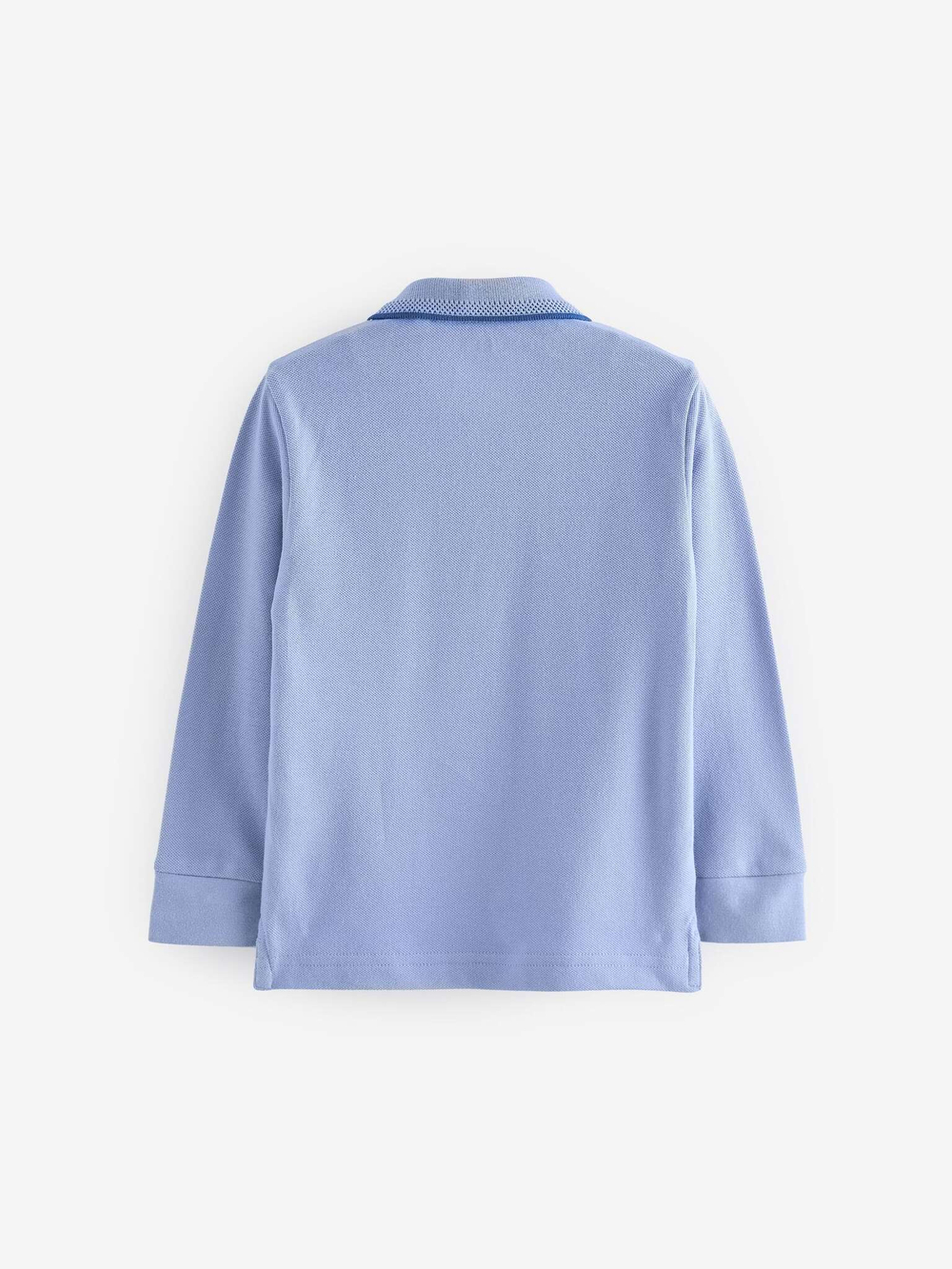 Поло с длинным рукавом для мальчика Next K72-587, Голубой