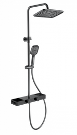 Душевая система WONZON & WOGHAND Shelf, Темный графит (WW-B3552-BGG)