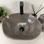 Раковина из речного камня RS-65452 45*36*15 0861