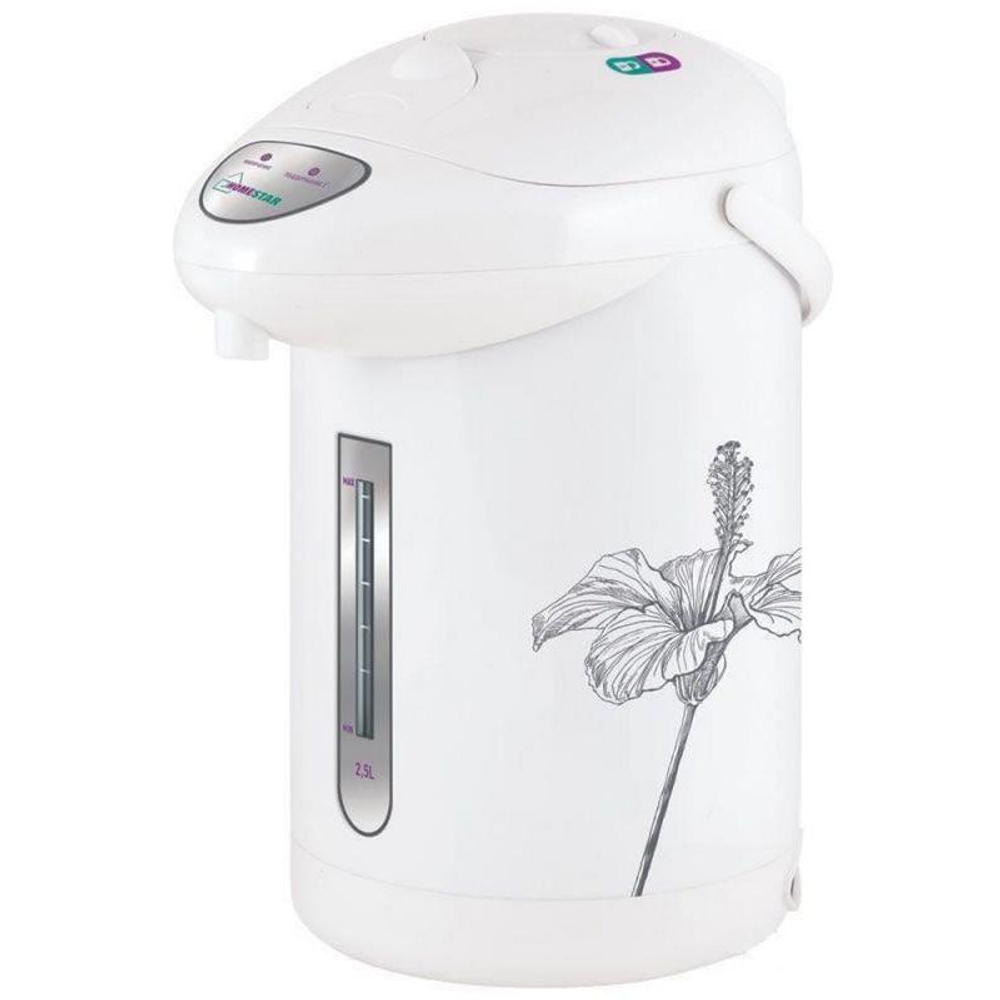 Термопот HOMESTAR HS-5001 рисунок, серые цветы (000700)