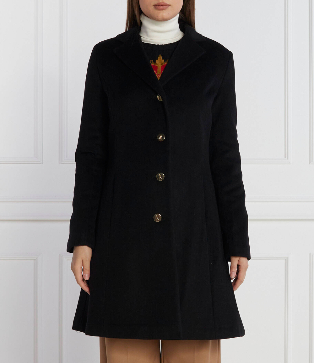 Хлопковое пальто LAUREN RALPH LAUREN - черный(297928096)