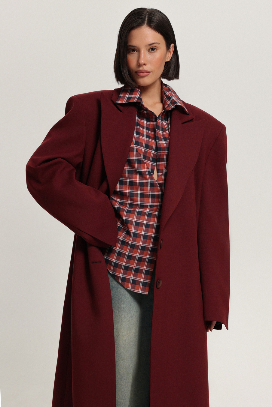 Пиджак макси