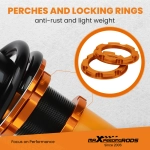 Комплект для автомобиля Volvo S70 / C70 / V70 1998-2001 Adj. Height Shock Absorbers Strut Coilovers Suspension Kits lowering kit