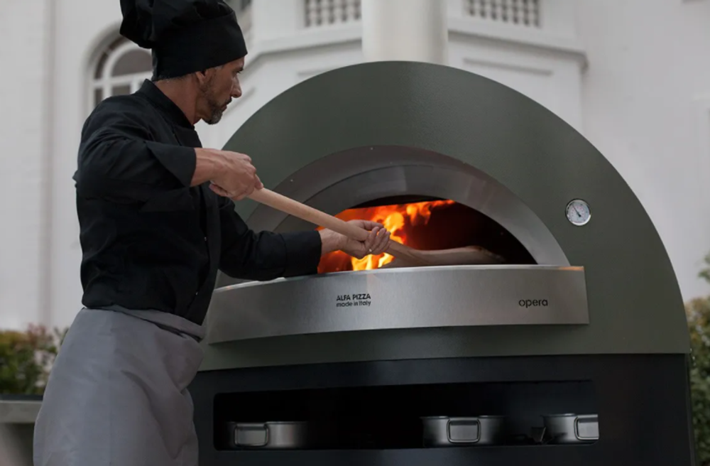 Печь для пиццы на дровах и газе ALFA PIZZA Opera