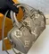Сумка Louis Vuitton Speedy с плечевым ремнем серый/кремовый