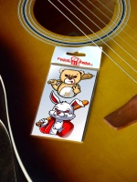 Стикеры - Мишка и Кролик с битой