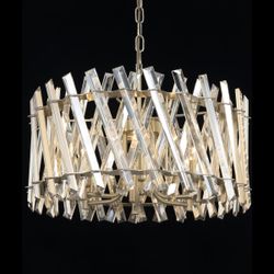 Citilux Ингвар CL334263 Люстра подвесная хрустальная Бронза