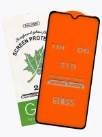 Защитное стекло Glass для Xiaomi Mi A3/ Mi CC9E, полный клей 21D, черная рамка