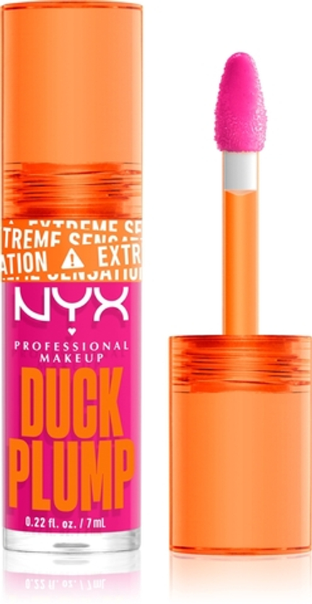 NYX Professional Makeup Duck Plump - Блеск для губ с эффектом увеличения оттенок 12 Bubblegum Bae, 7 ml