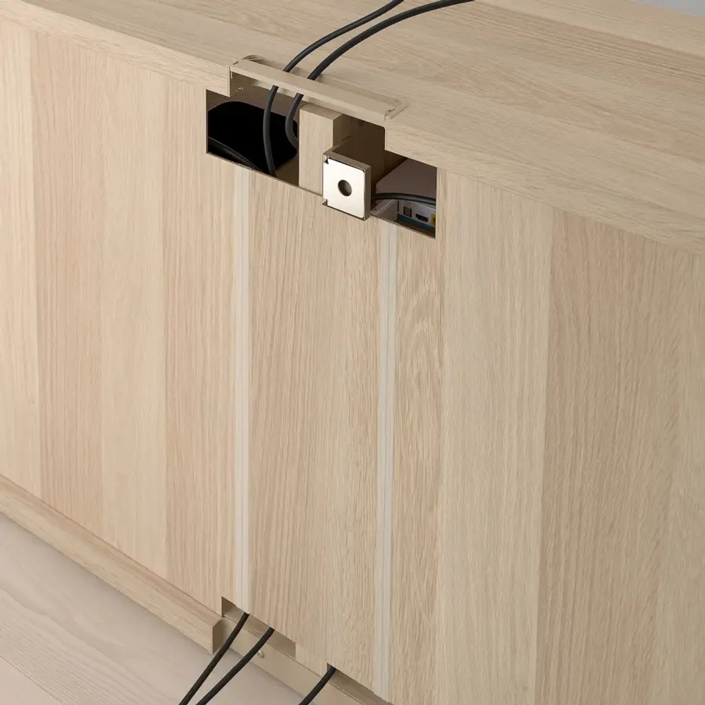 Каркас тумбы под телевизор - IKEA BESTÅ/BESTA/ БЕСТА/БЕСТО ИКЕА, 120x40x64 см, коричневый
