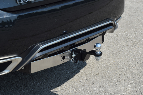 Фаркоп PT GROUP /съемный квадрат/ с нержавеющей накладкой для LEXUS RX (кроме Long) 2015-19/ F-Sport 2015-19(паспорт и сертификат в комплекте)(без электрики) арт.LRX-15-991124.00