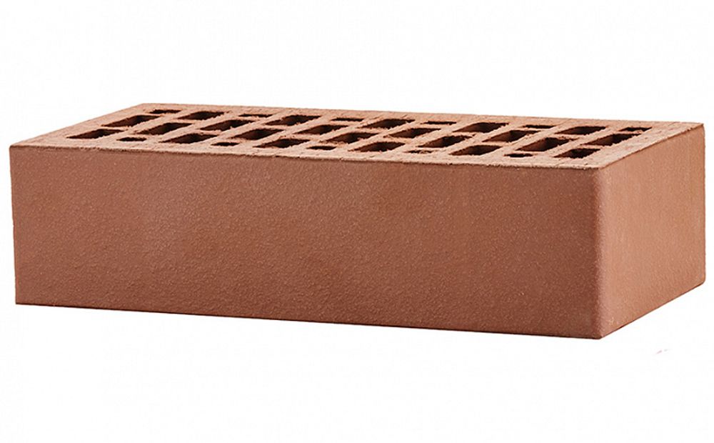 Кирпич ЛСР 1НФ Коричневый, гладкий М-175, 250х120х65 - лицевой керамический пустотелый
