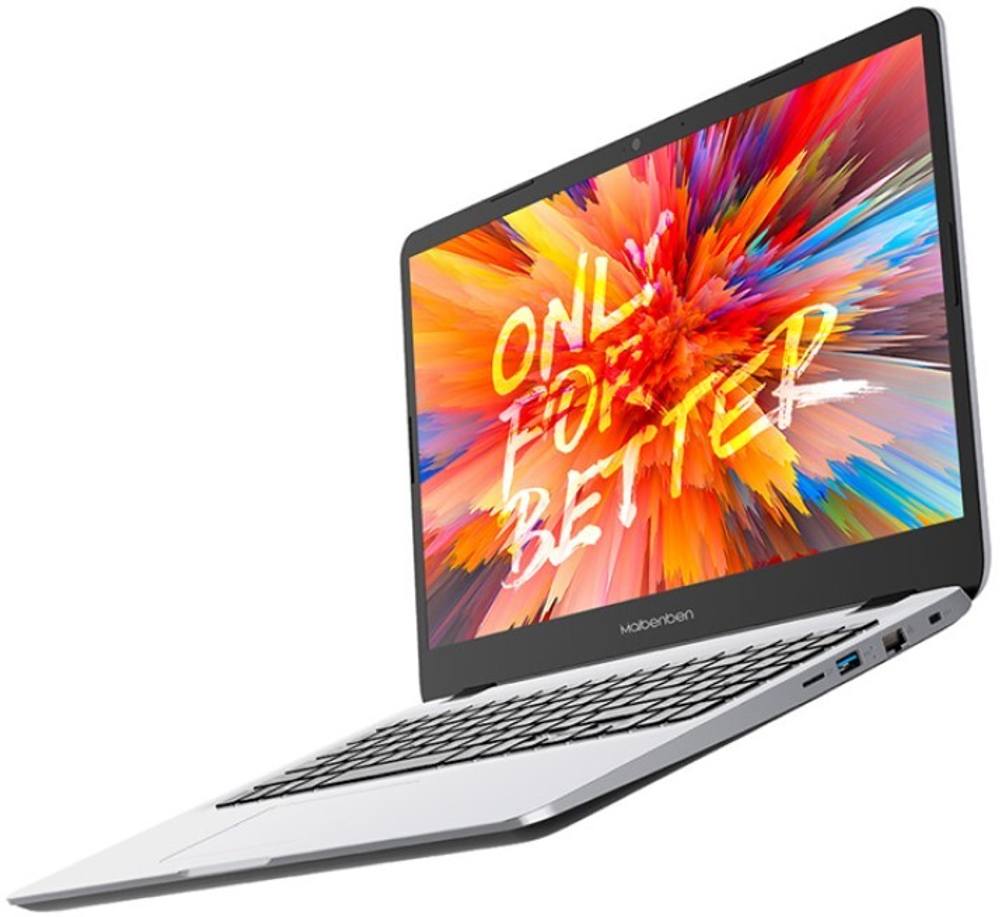 Ноутбук  Maibenben M543 15.6 ", Ryzen 3, 8 Гб RAM, 512 Гб SSD, Radeon Graphics, Серебристый