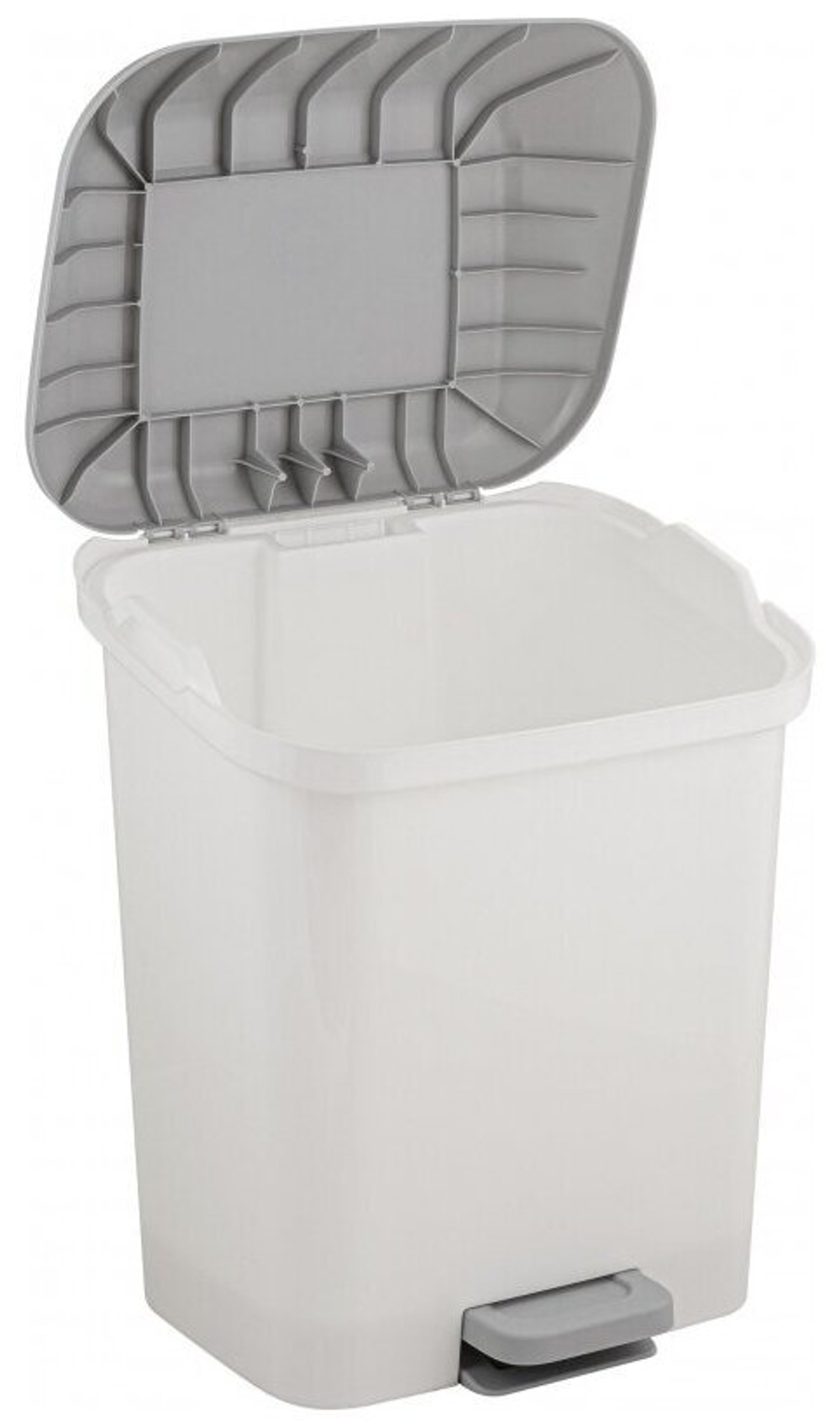 КОНТЕЙНЕР ДЛЯ МУСОРА С ПЕДАЛЬЮ  STEP 15 Л БЕЛЫЙ