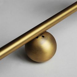 Подвесной реечный светильник HOOP L120 Bronze